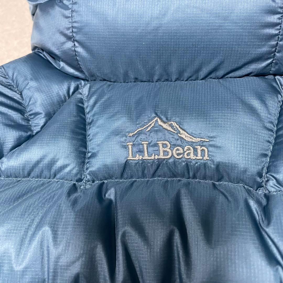 エルエルビーン　アルパインダウンパーカ　クレイターレイク　テックブルー　水色