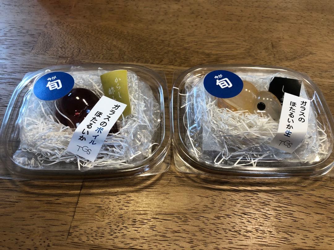 ガラスのホタルイカ