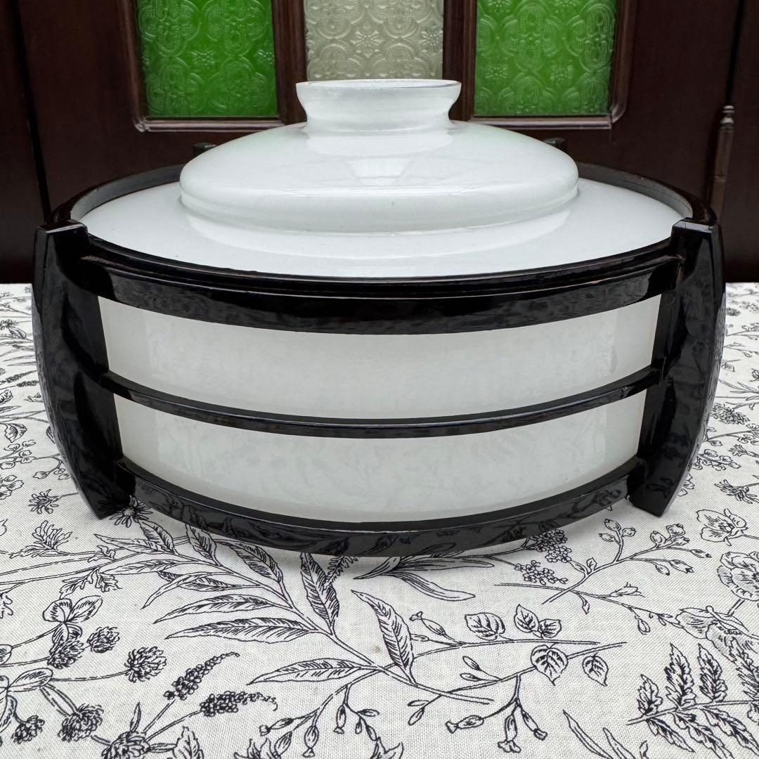 電笠 乳白硝子 大正ガラス　　　　　アンティーク 01