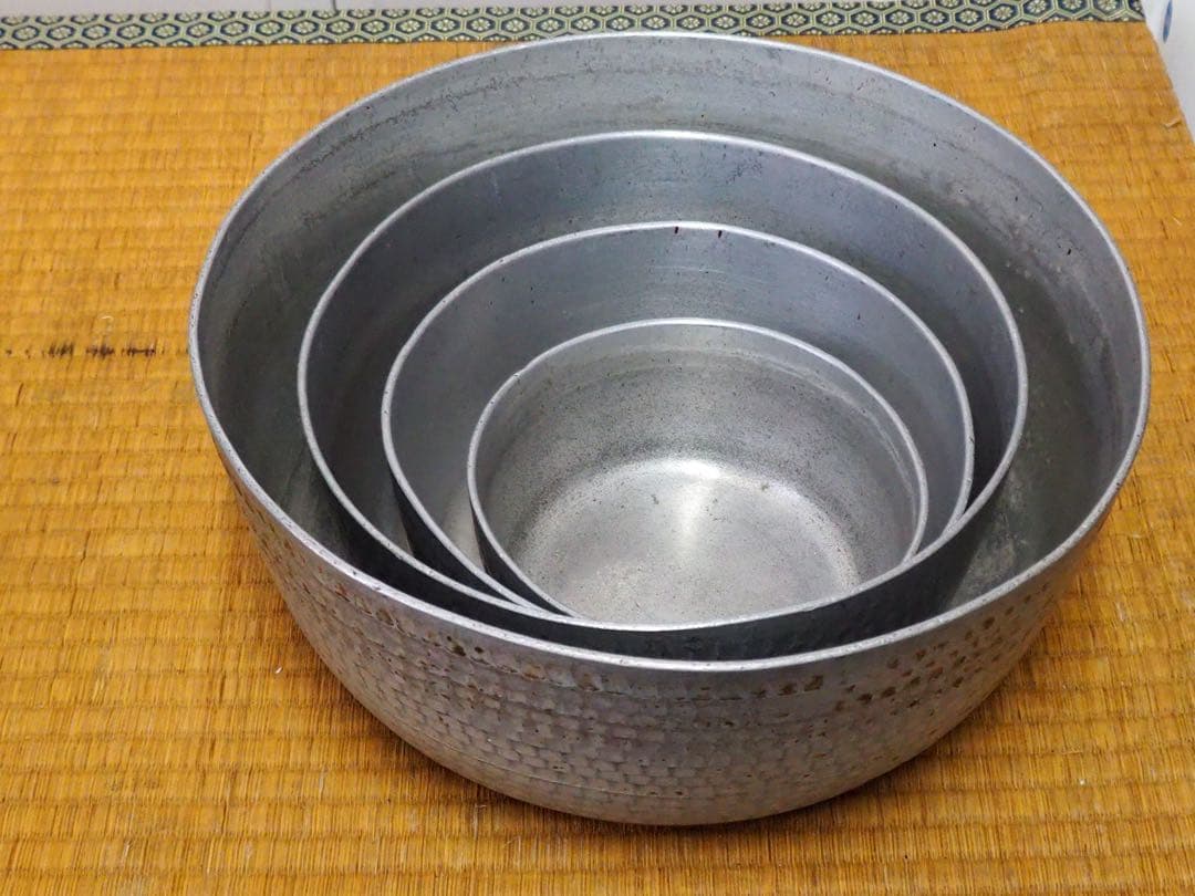 アルミ製　やっとこ鍋　雪平鍋　業務用　4点セット