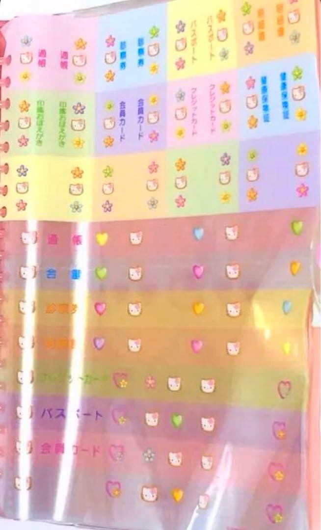 サンリオ　ハローキティ　レトロ　レア　希少　♡キティちゃん♡　ファイル　カオハナ