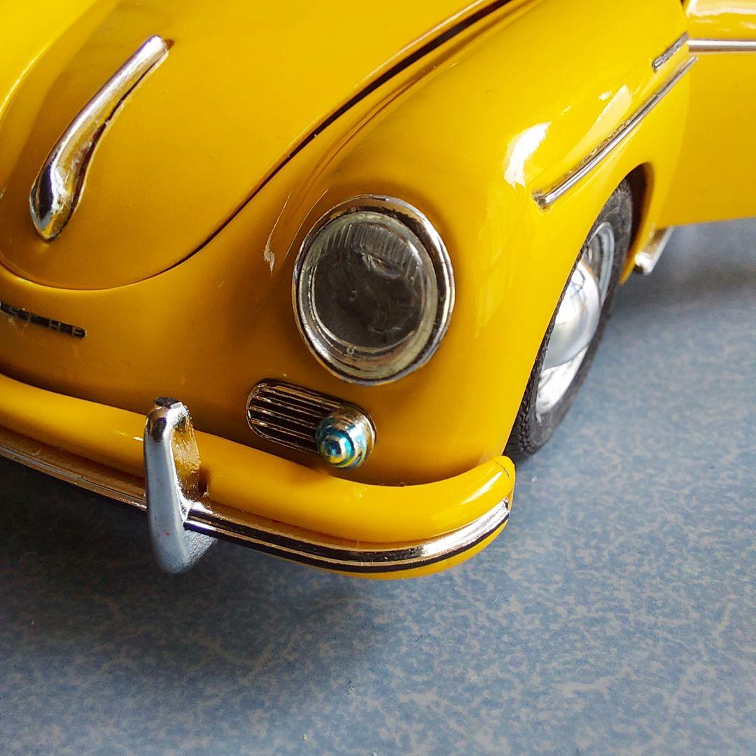 ポルシェ 356 イエロー オープンカー