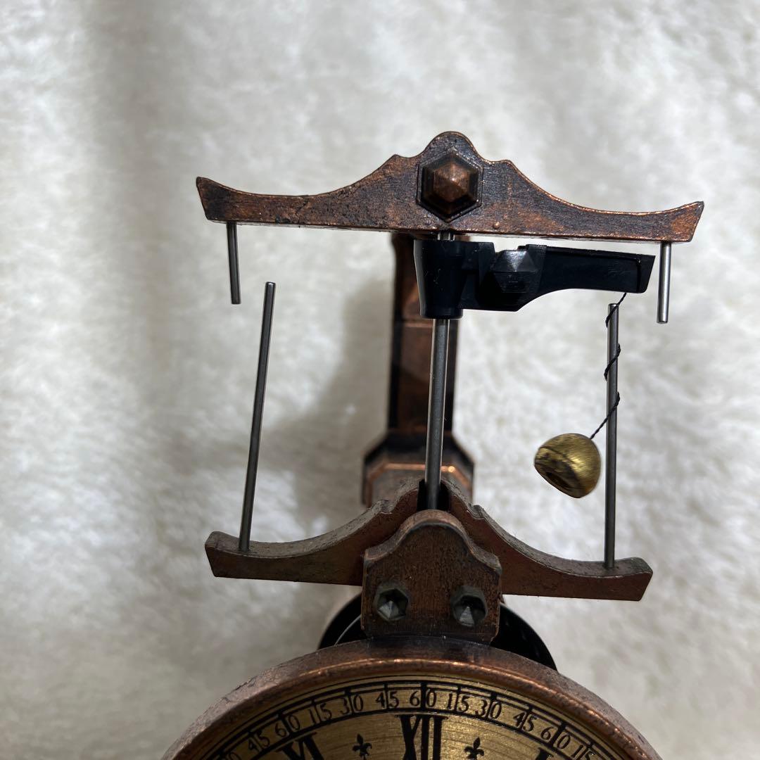 COMOREBITO　値下げ！　アンティーク型時計風置物　からくり時計