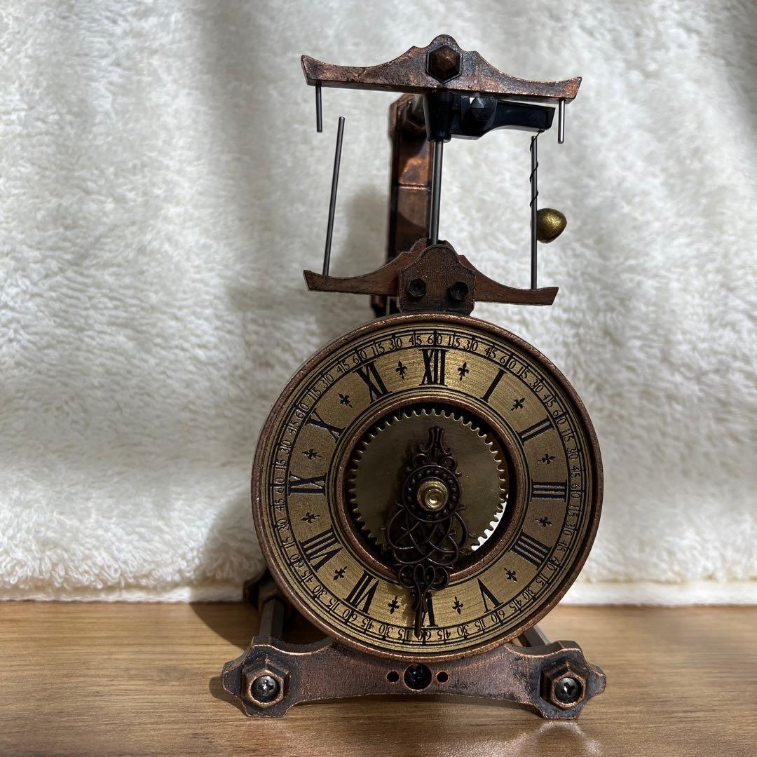 COMOREBITO　値下げ！　アンティーク型時計風置物　からくり時計
