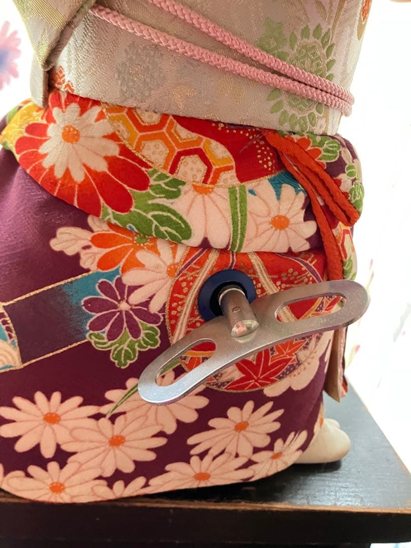 からくり茶運び人形　ゼンマイ仕掛け　少女人形