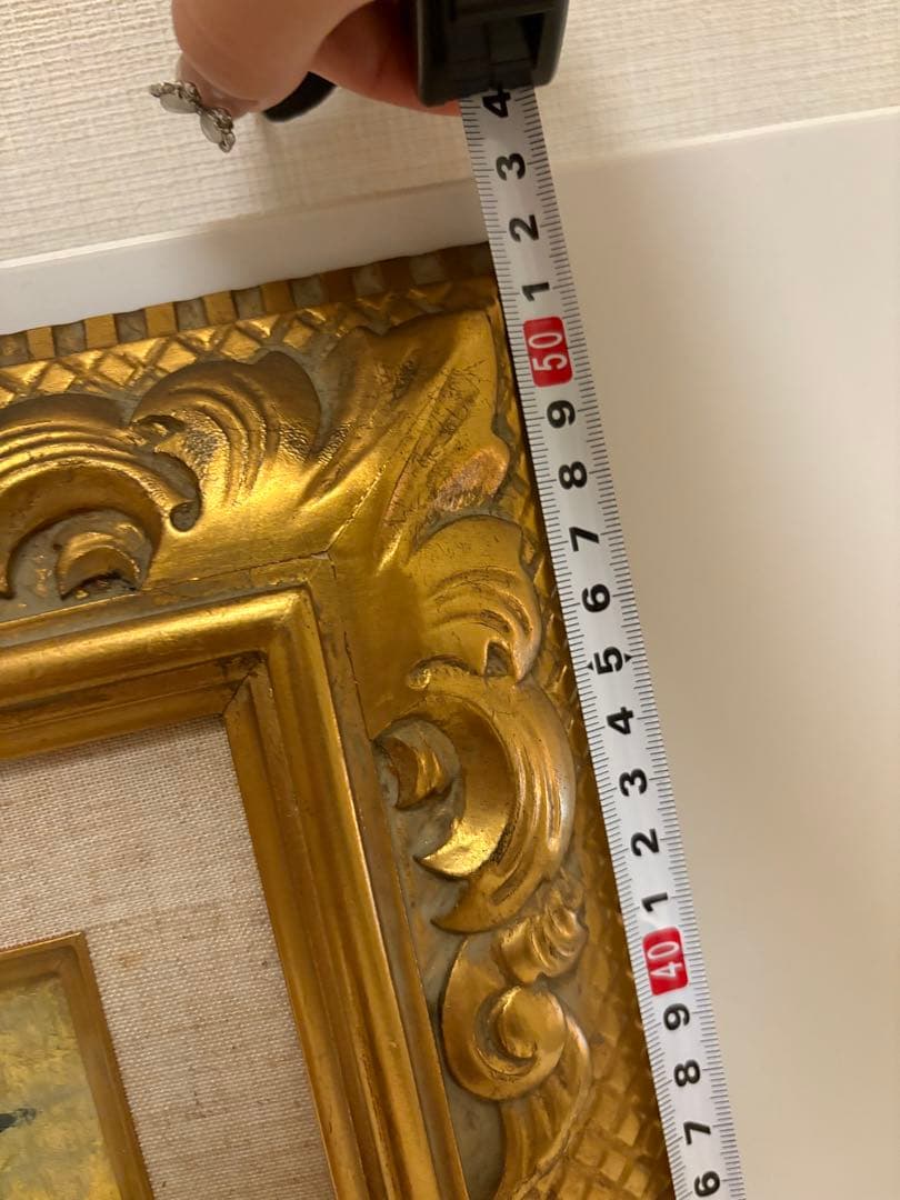 山道栄助 花瓶の花 油彩画