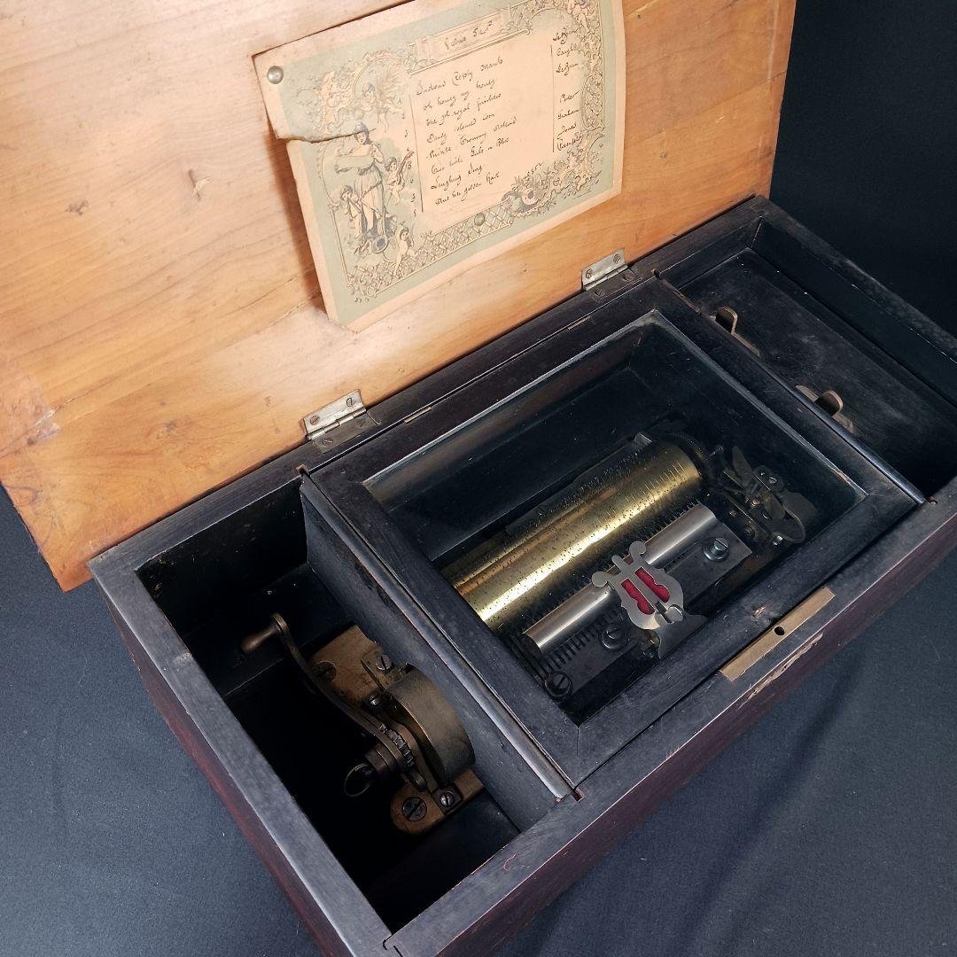 専用S153 フランス製 シリンダーオルゴール アンティーク