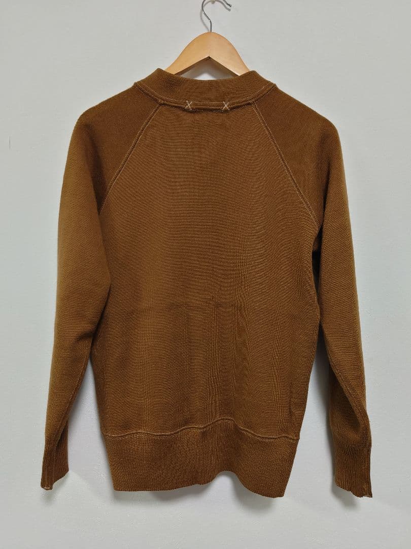 ★お値下可能★ TYPE-C2 ブラウン ジップアップ ニット 38