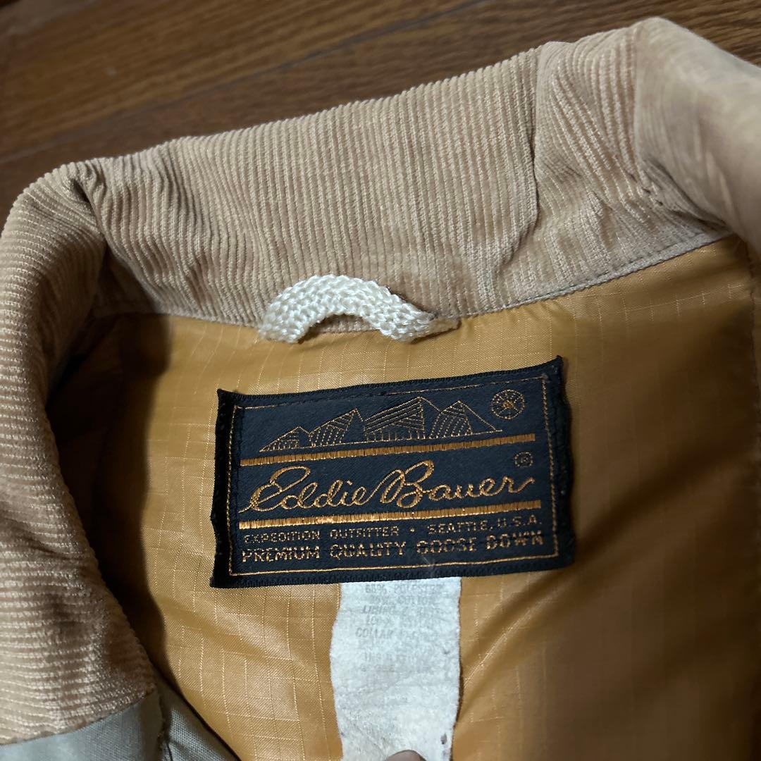 エディーバウアー　ダウンジャケット　スナップジャック　黒タグ　送料込み