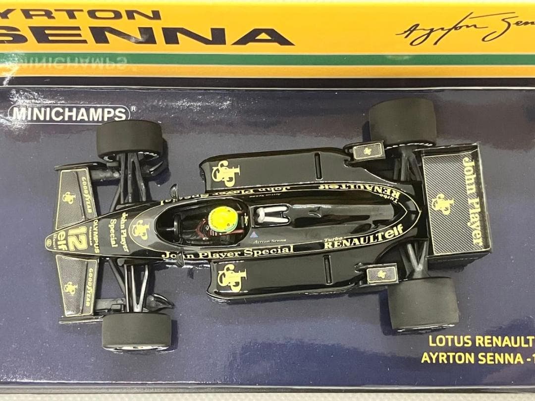 ★1/43★ロータス ルノー 97T★アイルトン・セナ★JPSタバコカスタム★
