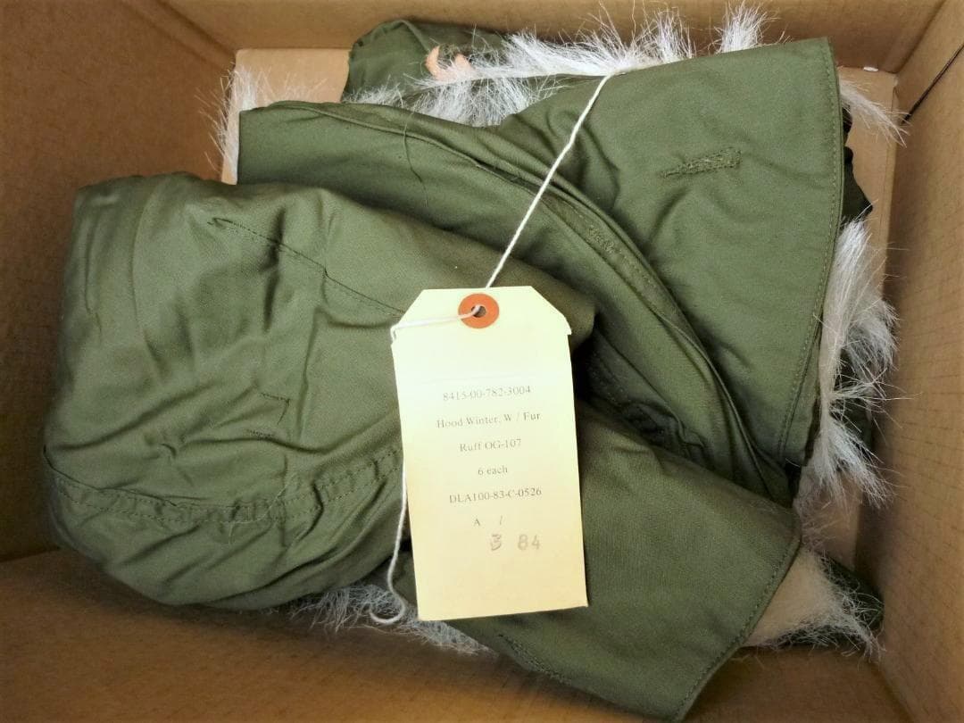 新品 80s 米軍 M-65 フード デッドストック モッズコート パーカー S