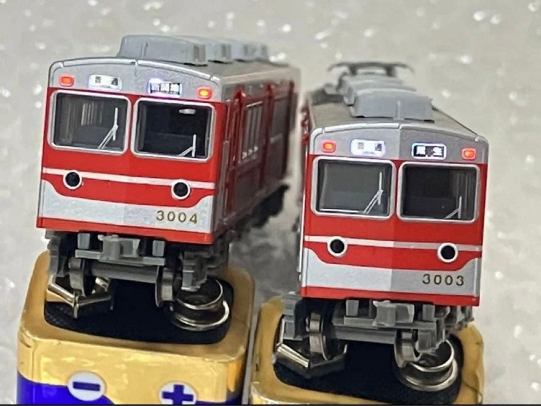 A6991 神戸電鉄3000系 前期型 新塗装 4両セット