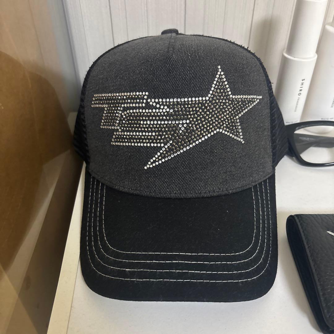 トラップスター trap starメッシュキャップ 黒 ブラック