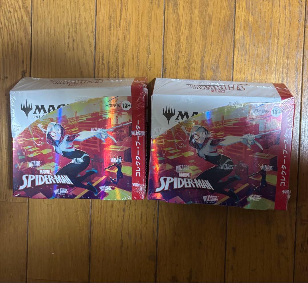 【新品未開封】MTG スパイダーマン コレクターブース ター日本語版 2BOX