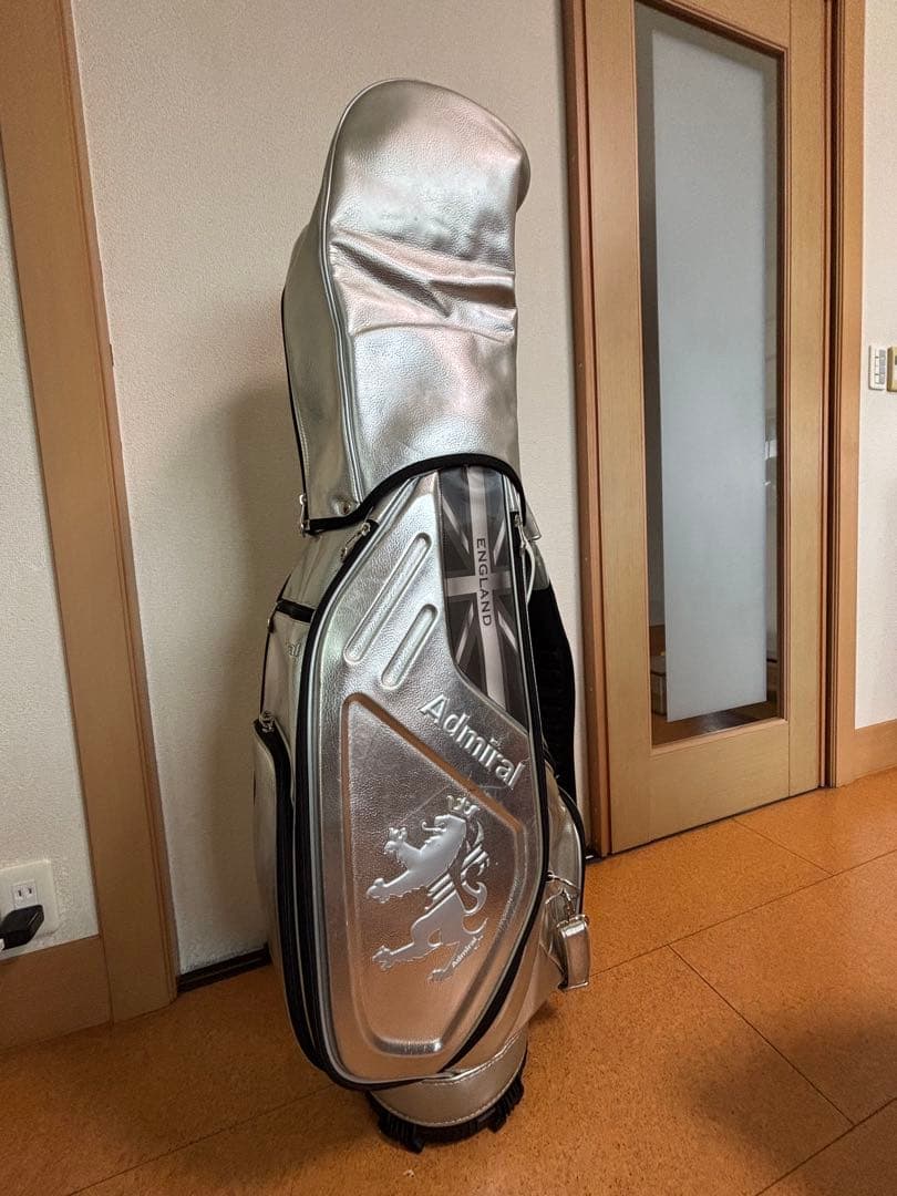 Admiral キャディバッグ シルバー 9.5型　中古品　アドミラル