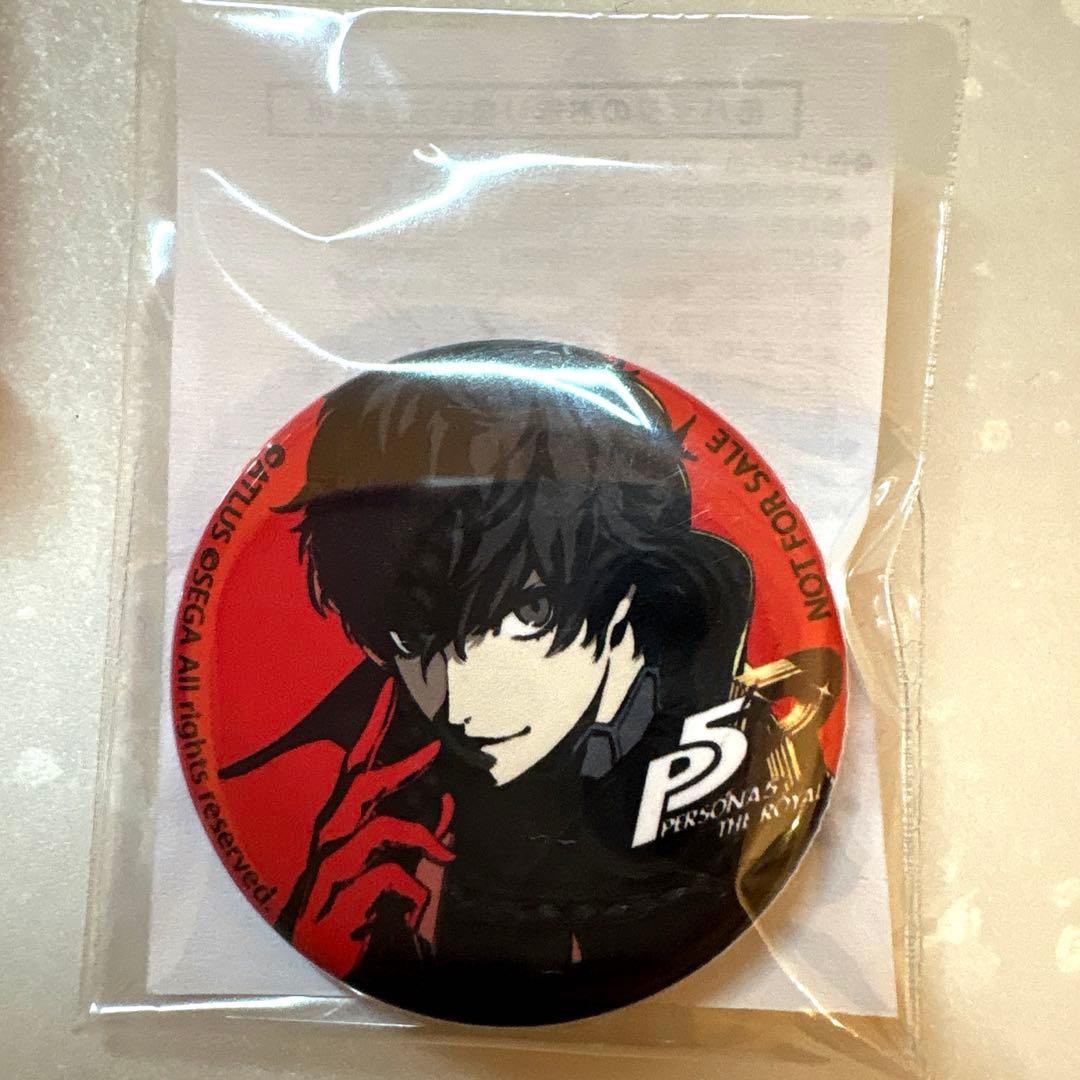【値下げ】ペルソナ5 お宝創庫 購入特典 缶バッジ