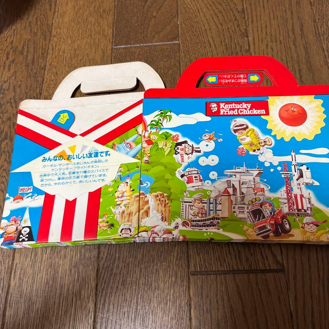 非売品　未使用　昭和レトロ　ケンタッキー　ノベルティ　コップ　袋　お子様セット箱