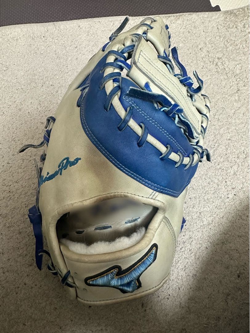 ミズノプロ 軟式 オプションオーダー ファーストミット ダイバーシティブルー