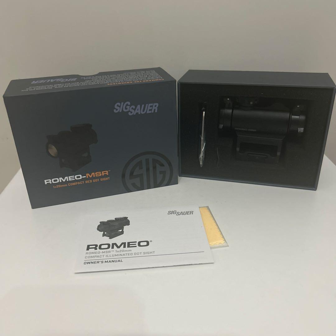実物？ レプリカ？ SIG SAUER ROMEO-MSR ドットサイト