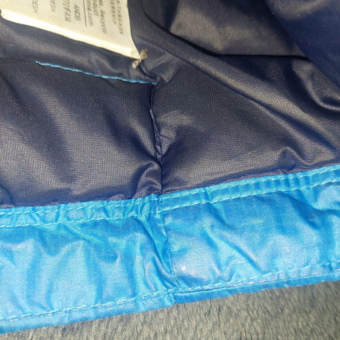 patagonia ダウンセーター フーディー STY8470 FA14 青 M