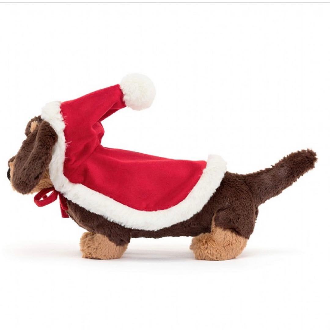 新品　ジェリーキャット　クリスマス　ダックスフンド　犬　ドッグ　ぬいぐるみ