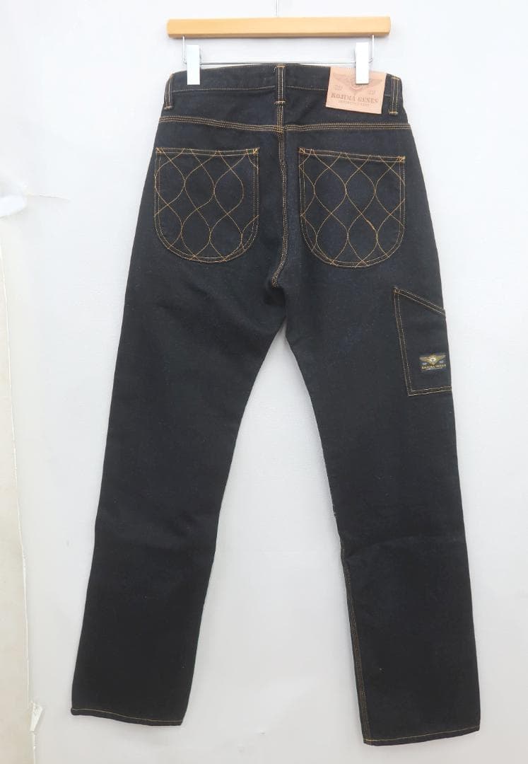 3169 児島ジーンズ ケブラーストレッチダブルニーシェルステッチデニム【G】.