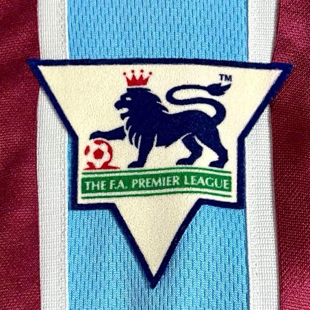 【当時物】99-01 ウェストハム ♯10 ディカーニオ【L-XL相当】ホーム