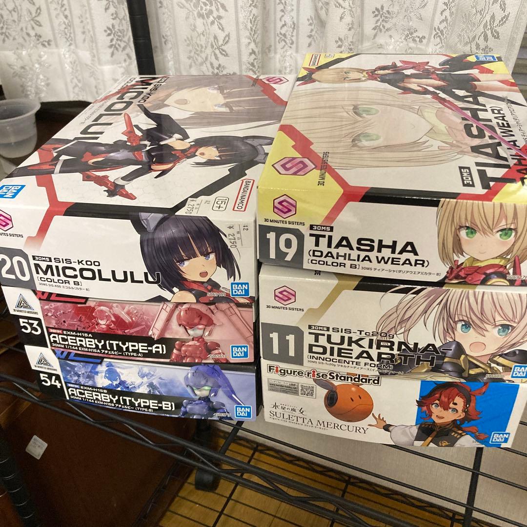 ミコルル、ティアーシャ、ツキルナ、スレッタ・マーキュリー　アチェルビー　30MS