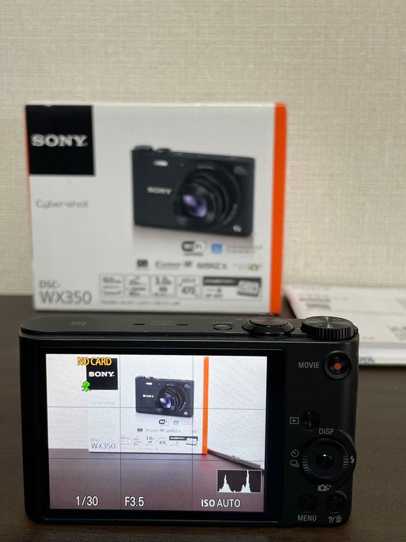 ソニー SONY Cyber-shot DSC-WX350 ブラック ケース付
