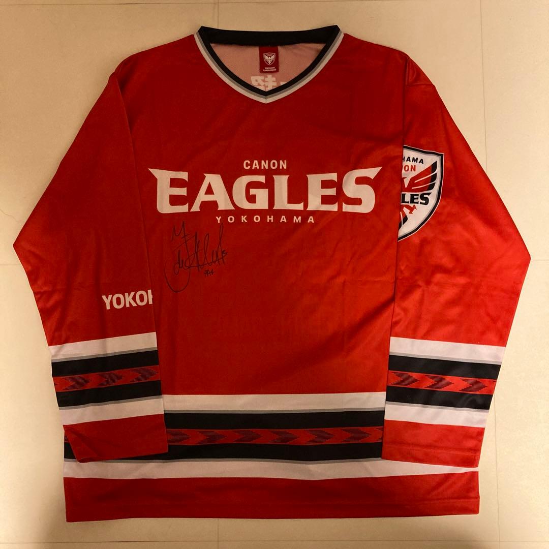 デクラーク選手 直筆サイン入り キヤノン ラグビー オーバーサイズロンT