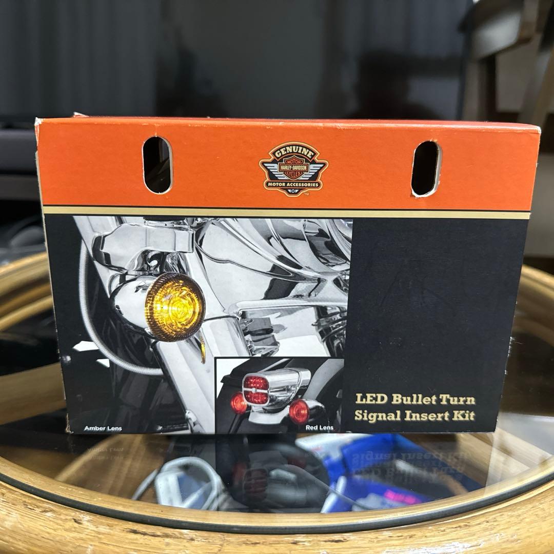 ハーレー純正　LEDウィンカーバレットターンシグナルインサートキットアンバー