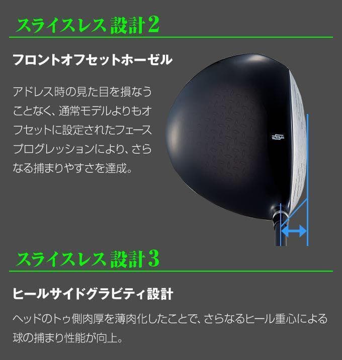 【左 ヘッド単品】実質高反発の適合最強反発力の飛び★ ダイナミクス ドライバー