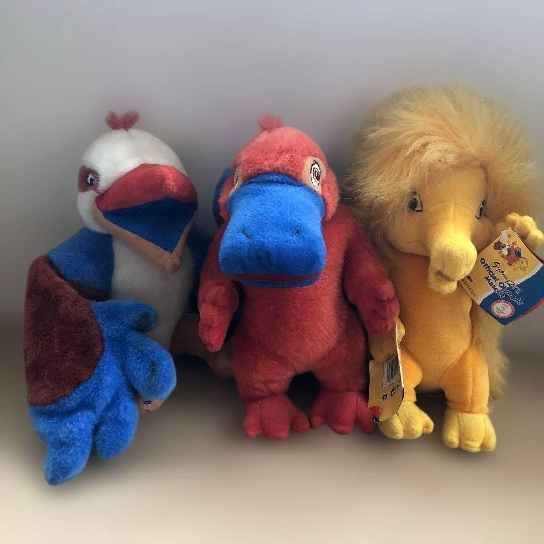 2000年シドニー オリンピック 公式マスコット ぬいぐるみ 3点セット