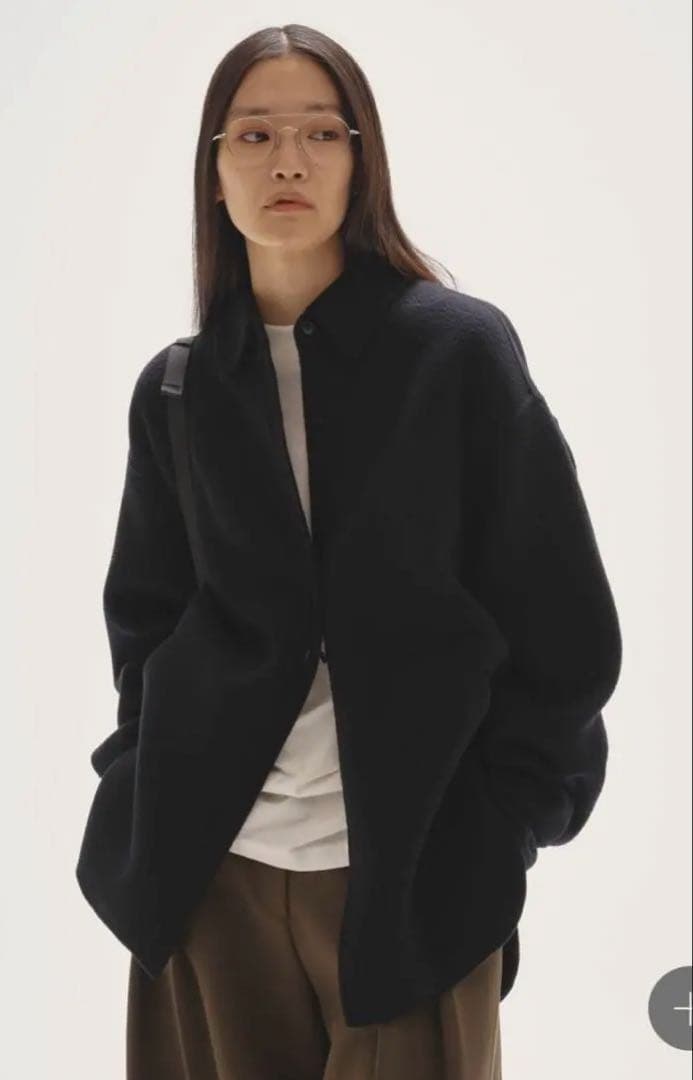 todayful トゥデイフル　ウールシャツジャケット　ブラック　36サイズ