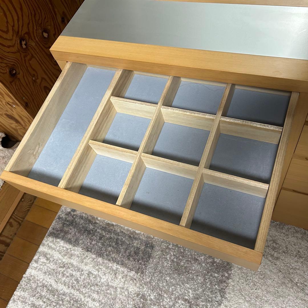 都内23区送料無料❗️関本家具　アンテカルネ　ドレッサー　椅子スタンドライト付き✨