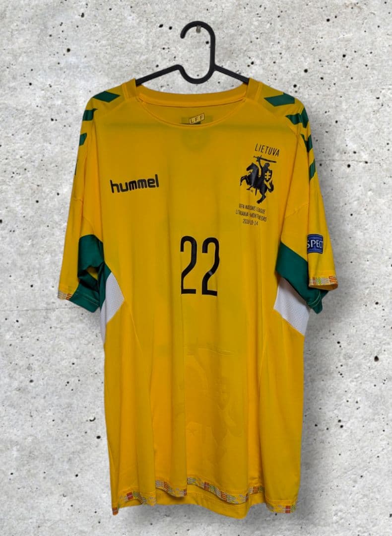 リトアニア代表 フィオドル・チェルニク ユニフォーム 支給品