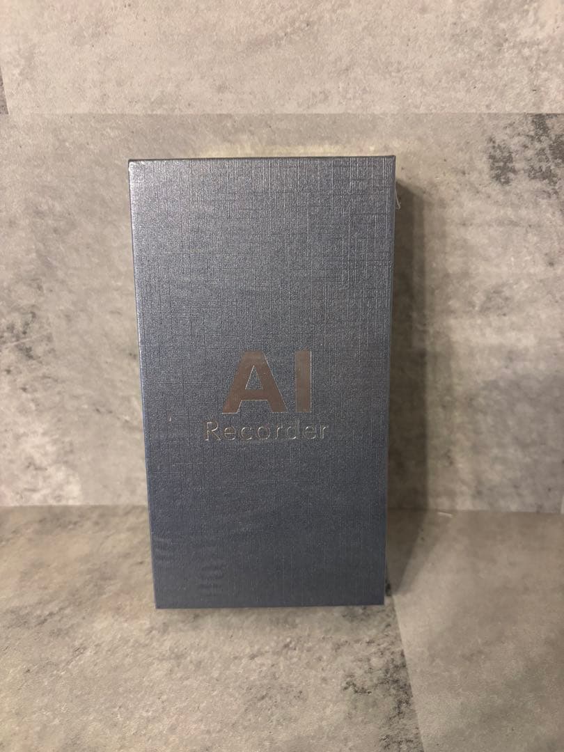 AI ボイスレコーダー 文字起こし　翻訳　AI要約 AI翻訳　小型　録音機