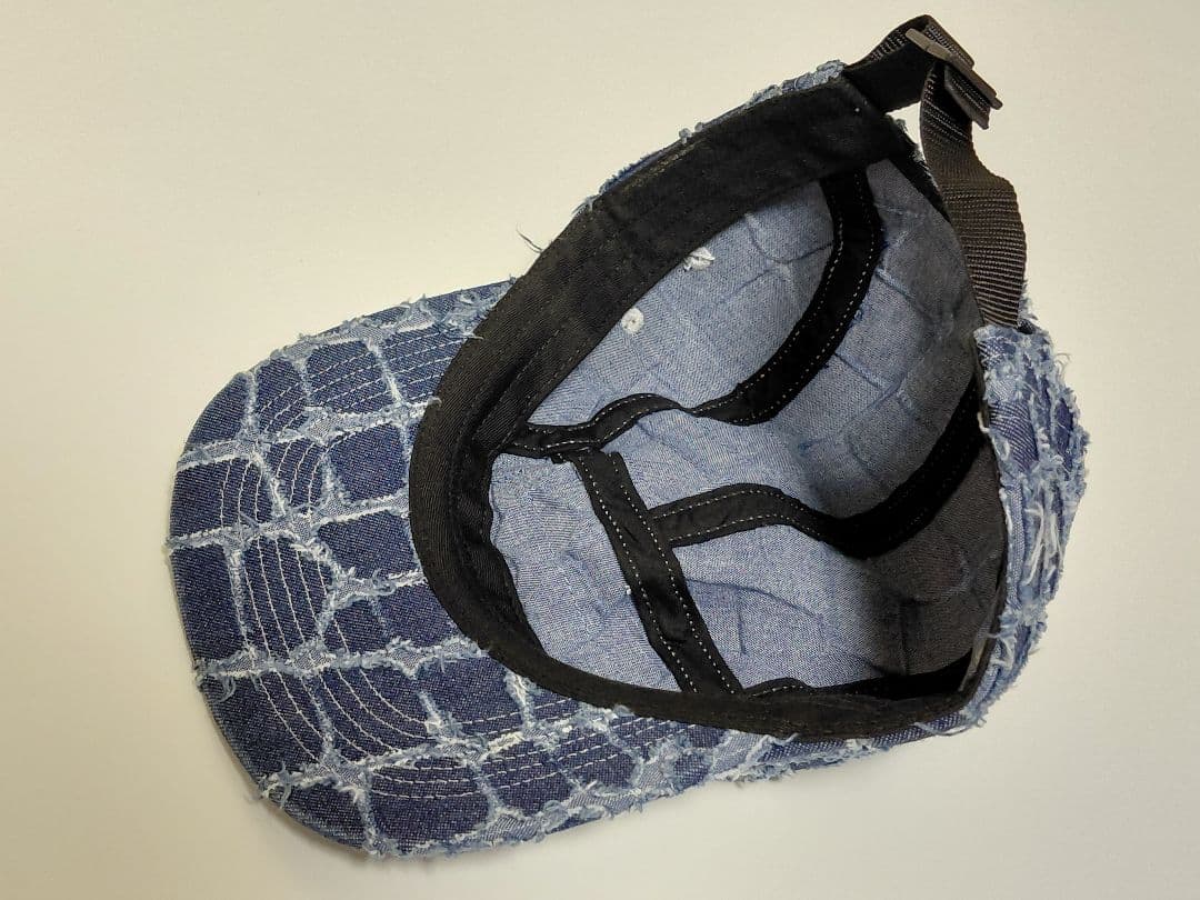 極美品　Supreme　Croc　Denim　Camp　Cap　\"Indigo\"