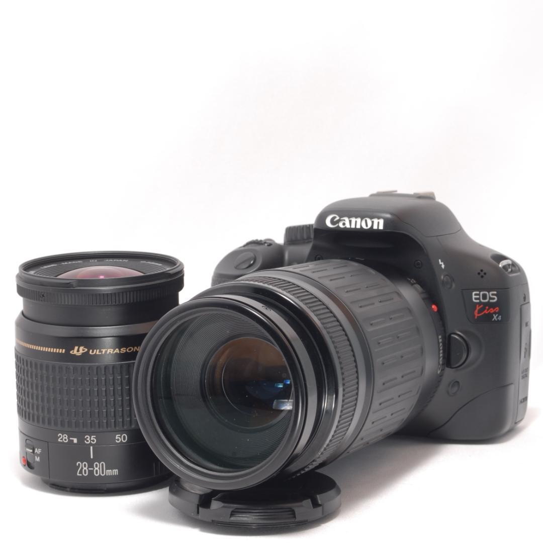 ⭐️望遠レンズセット⭐️Canon Kiss X4 キャノン　デジタル一眼レフ