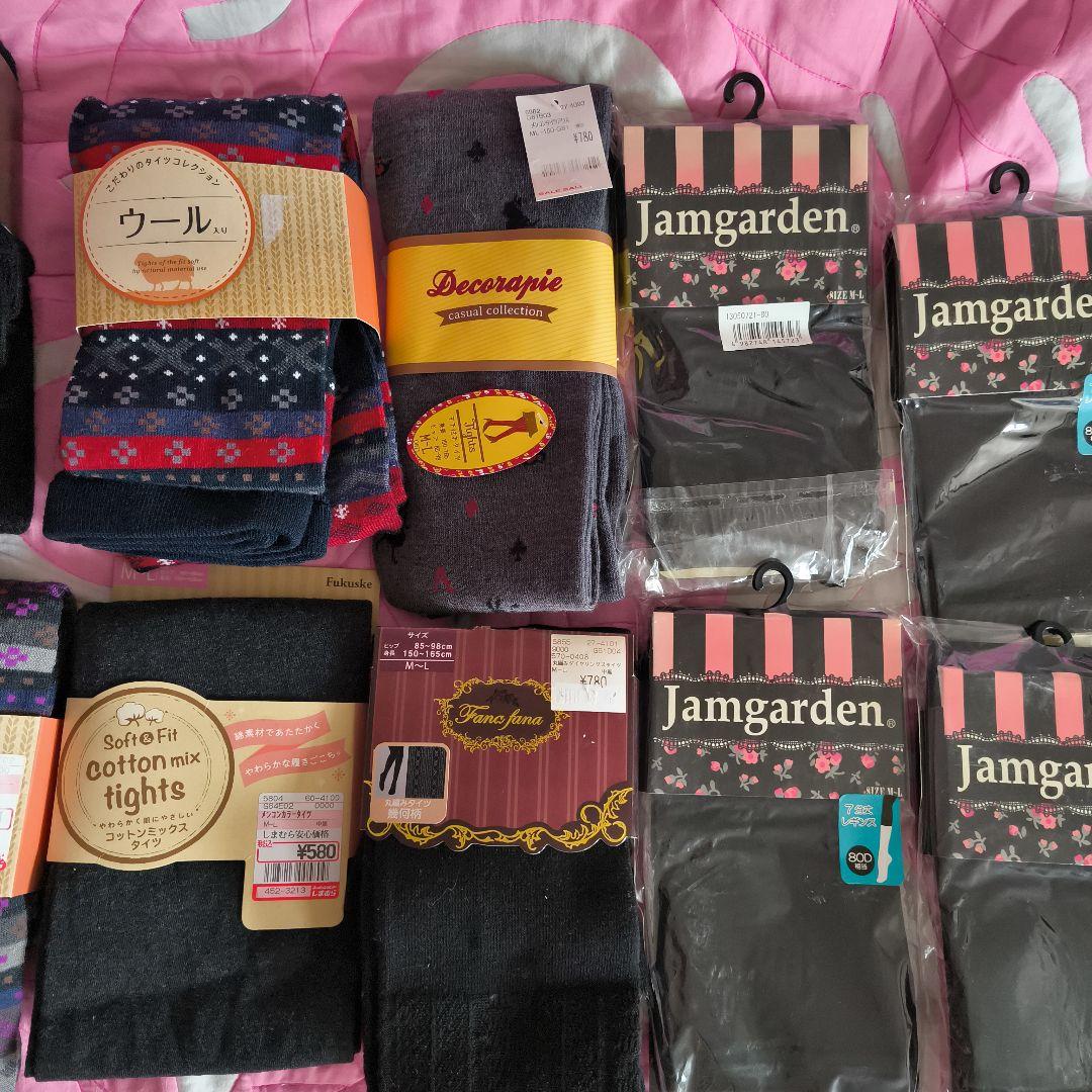タイツにレギンス19足新品おまとめです。