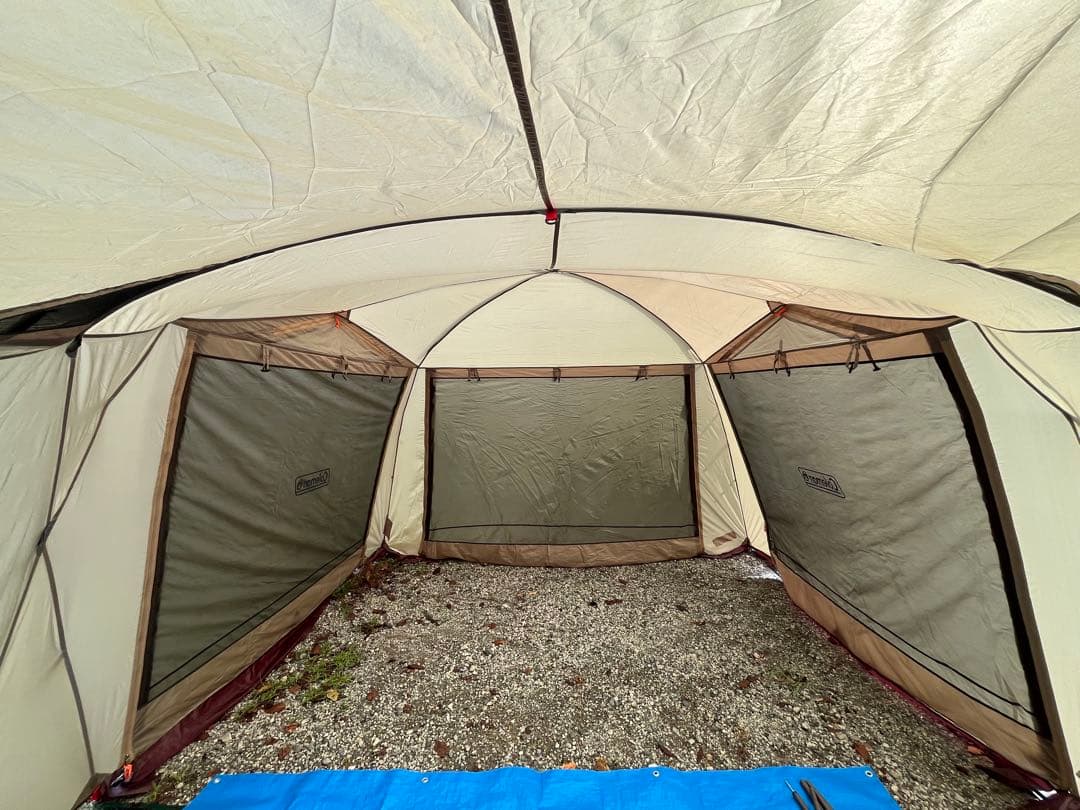 タフスクリーン2ルームハウスナチュラム限定カラーインナーマット、グランドシート付