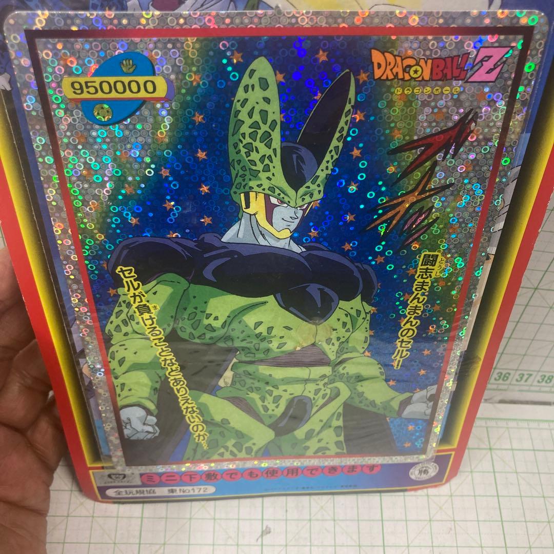 絶版品の大判のドラゴンボールＺの山勝製未使用未開封のカード束が、２２枚➕１枚