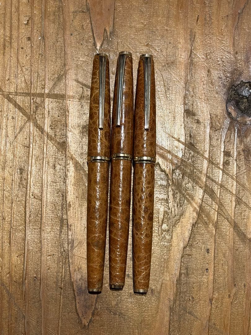 PLATINUM 万年筆3本セット　ペン先　18k