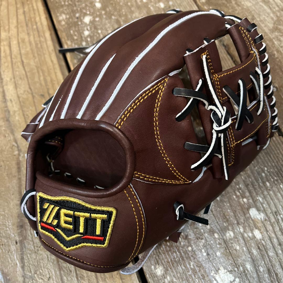ZETT 野球 硬式グローブ 内野手用 硬式プロステイタス 二塁手 遊撃手用