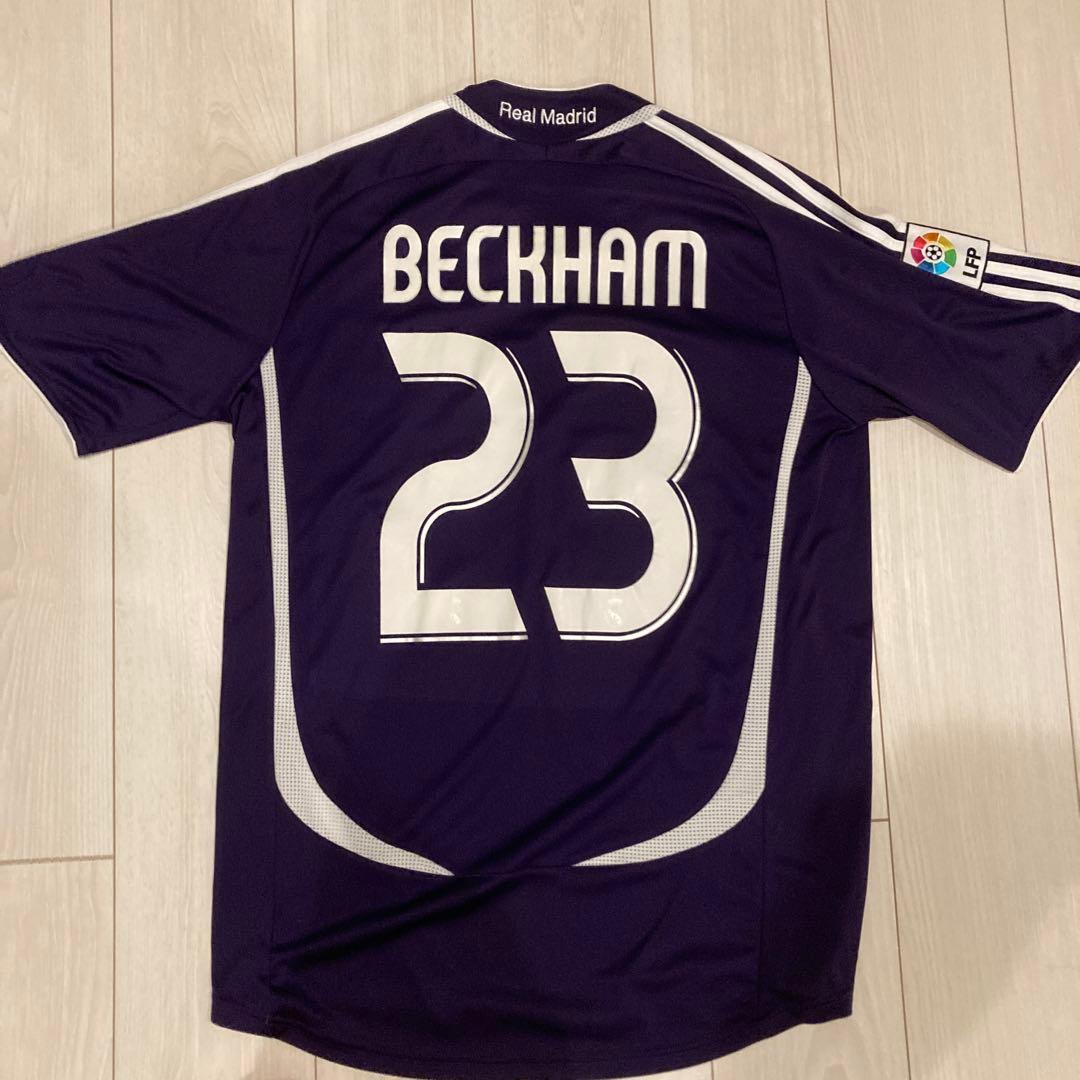ベッカムネーム入り　レアル・マドリードユニフォーム