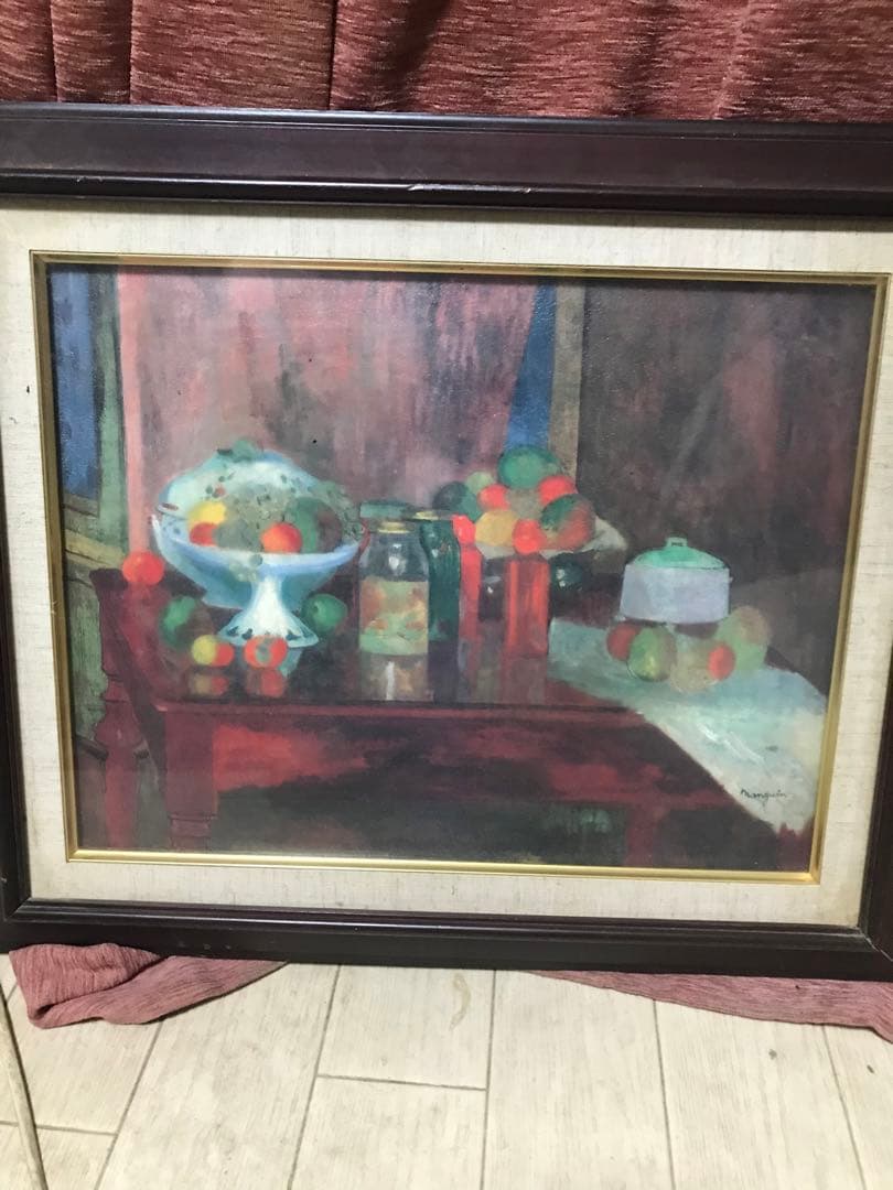 アンリマンガン　大きな静物