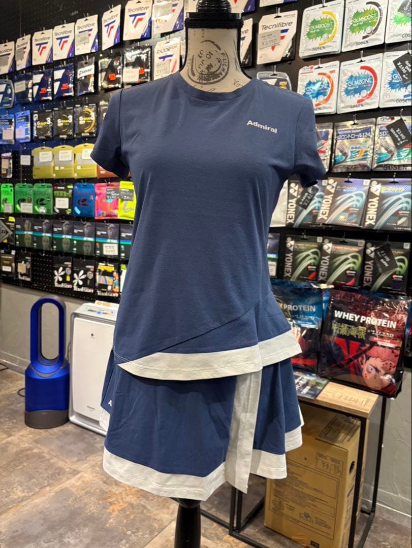 Admiral テニスウェア Mサイズ ブルー