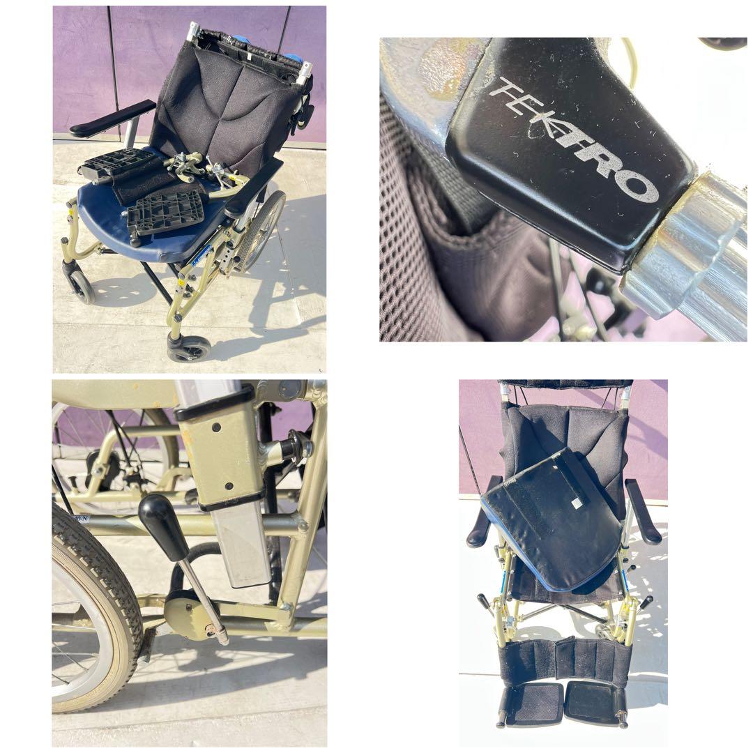 フィットティルトリクライニング車椅子 KPF16-40-N カワムラ