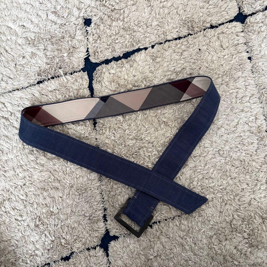 【極美品✨】ブルーレーベルクレストブリッジ　シャツワンピース　ベルト　チェック