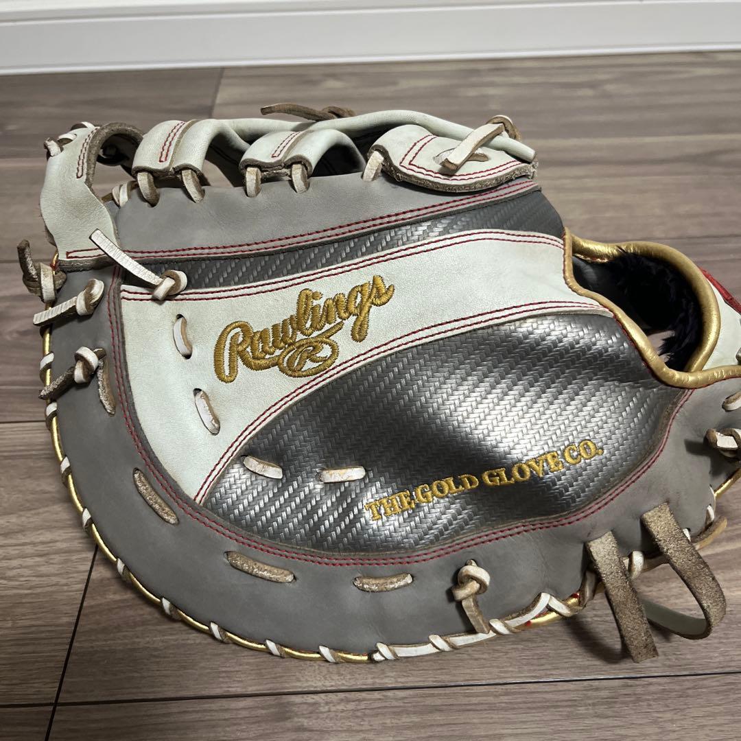 A*ス様 軟式ファーストミット Rawlings Gold Glove グレー/